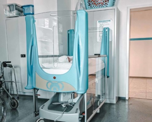 Neues Kinderkrankenintensivbett für die Pflegeausbildung
