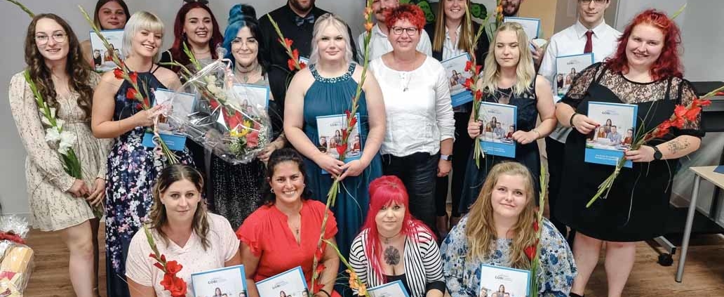 Klassenfoto Abschlussklasse Altenpflege 19