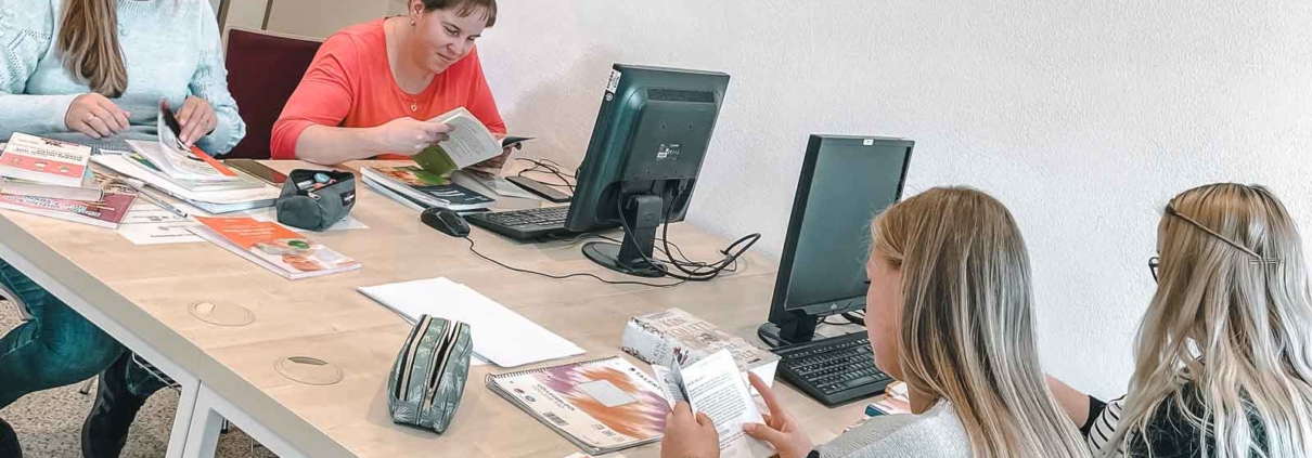 Besuch in der Bibliothek