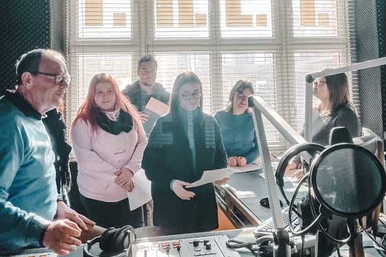 Tonaufnahme bei Radio Frei