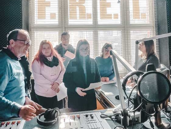 Tonaufnahme bei Radio Frei