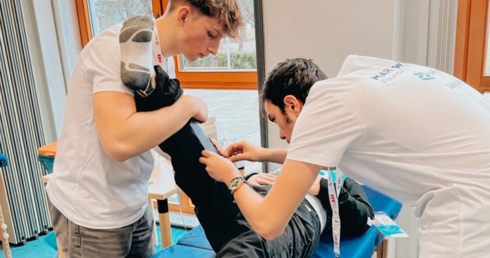 Physiotherapeuten und Masseure bei Special Olympics